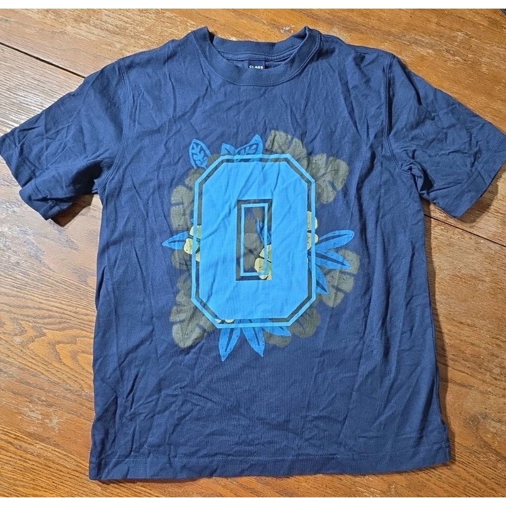 Vintage Y2K Class Club‎ Boys Blue T-Shirt Surf Skate Hawaiian #0